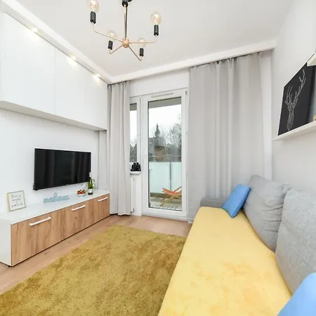 Mewa Apartament- 5 Minut Do Plazy Bezplatny Parking Apartmán Gdyně